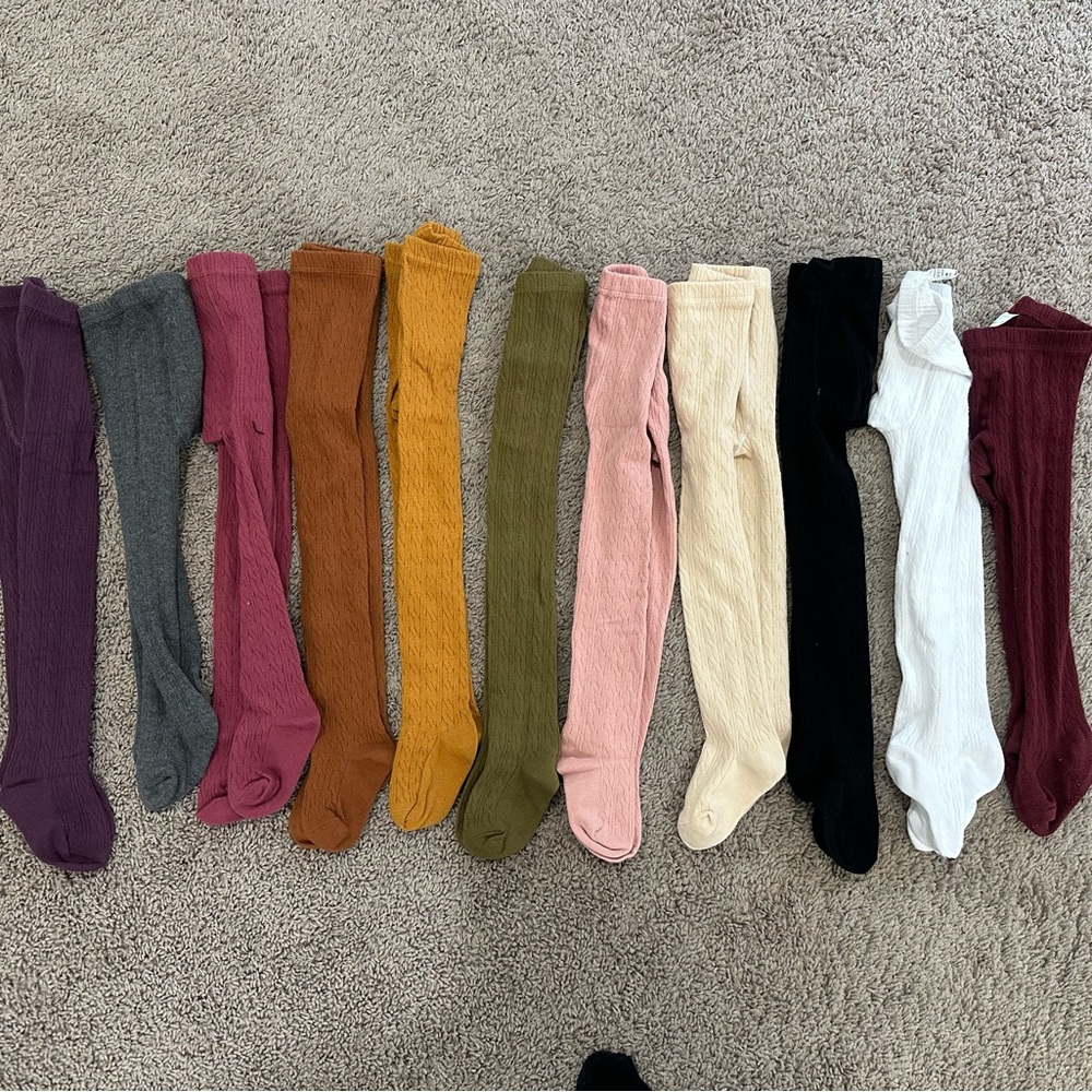 Toddler Girl Little Stocking Tights Bundle